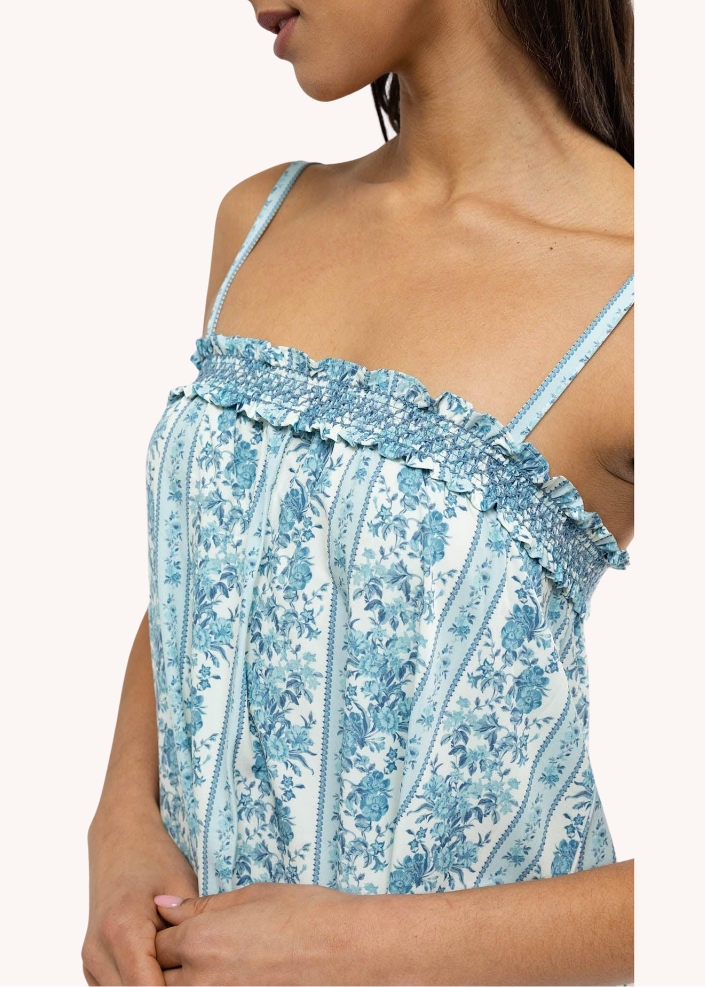Sutton Dress in Porcelain Cabinet