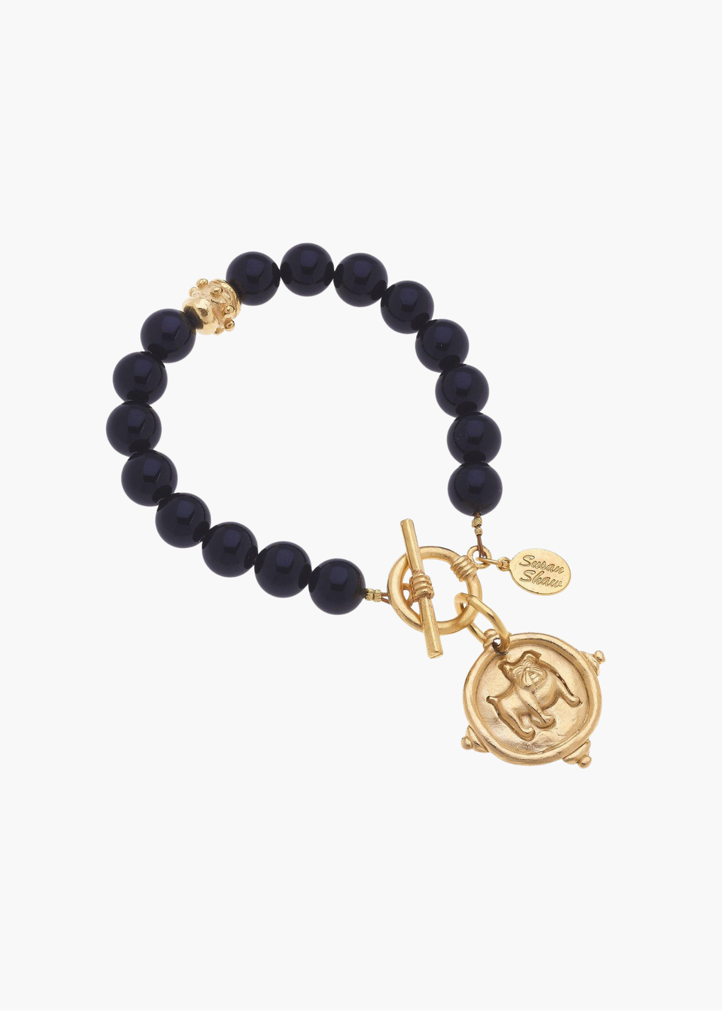 Bulldog Onyx Bracelet