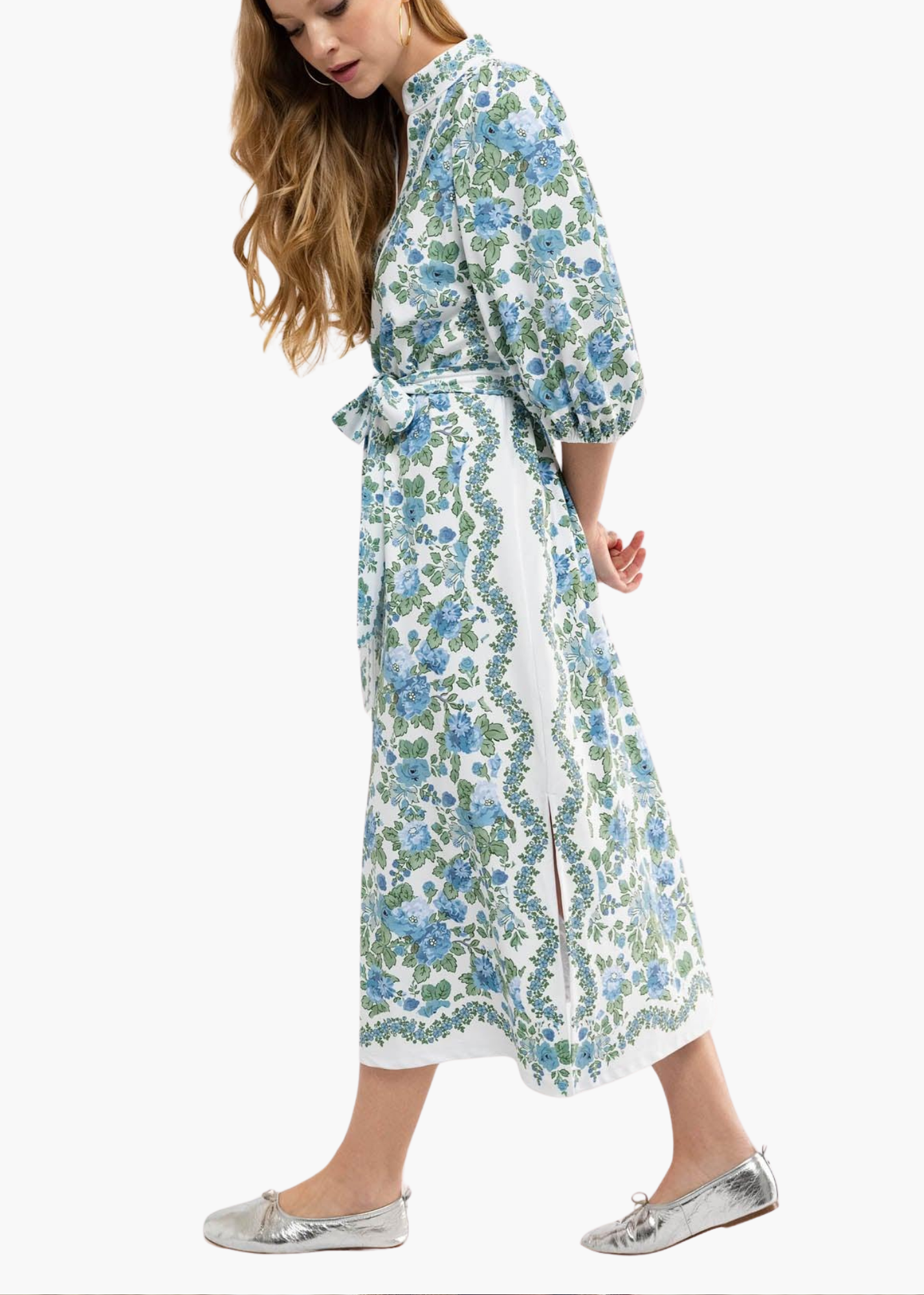 Brooks Dress in Cotswolds Scallop