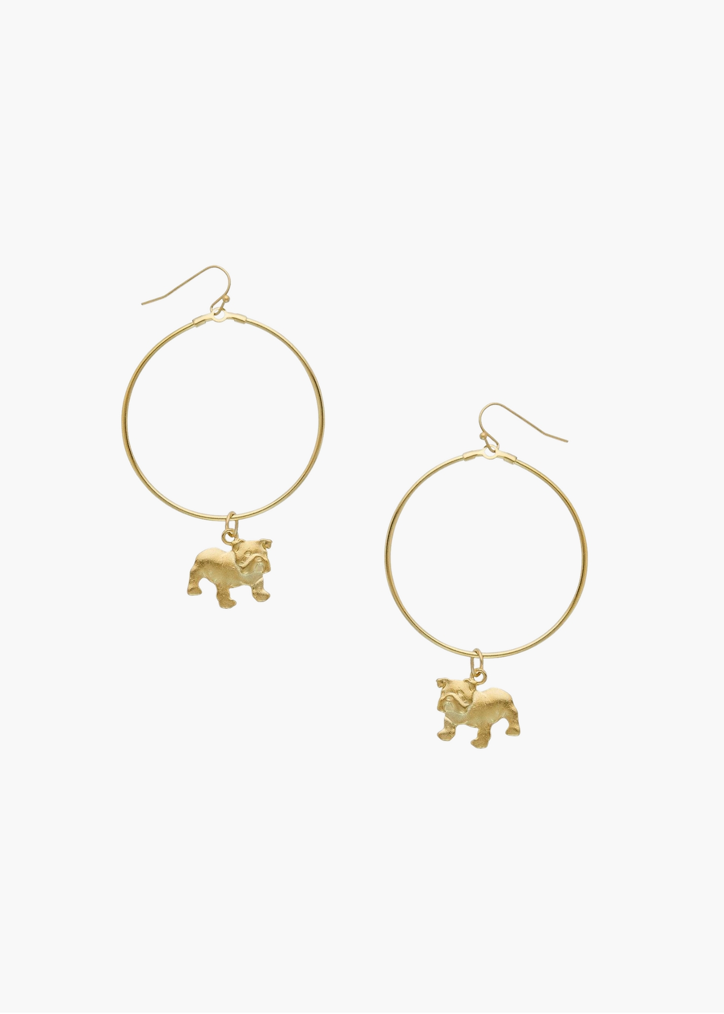 Bulldog Loop Earrings
