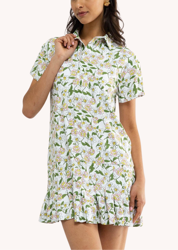 Aspen Dress in Oopsy Daisies