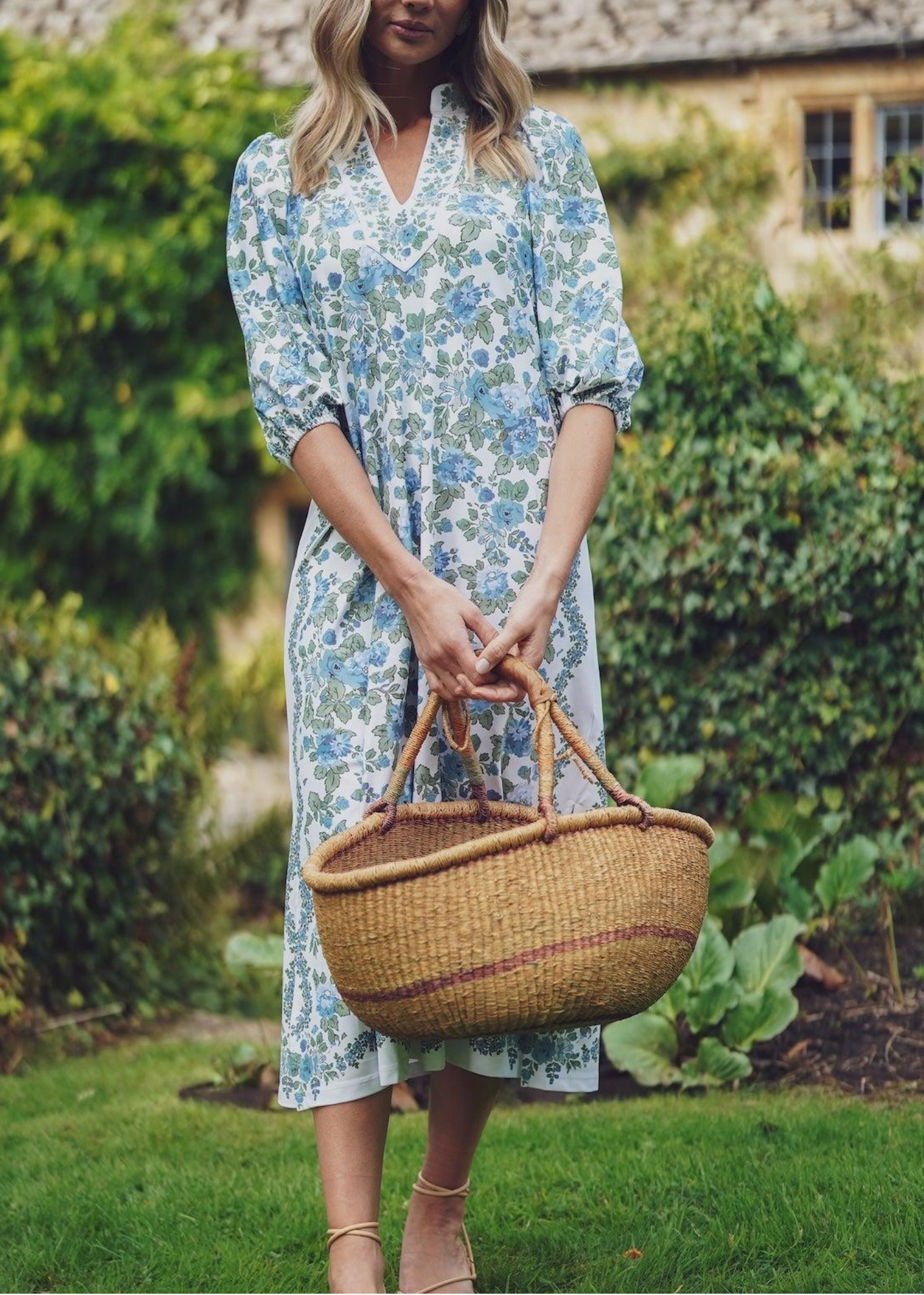 Brooks Dress in Cotswolds Scallop
