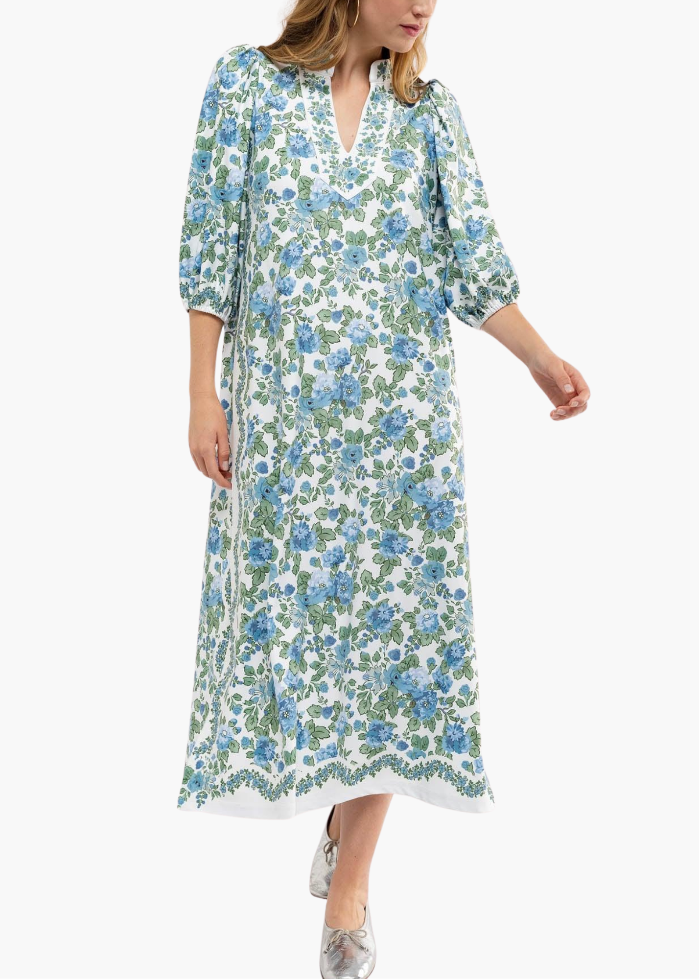 Brooks Dress in Cotswolds Scallop