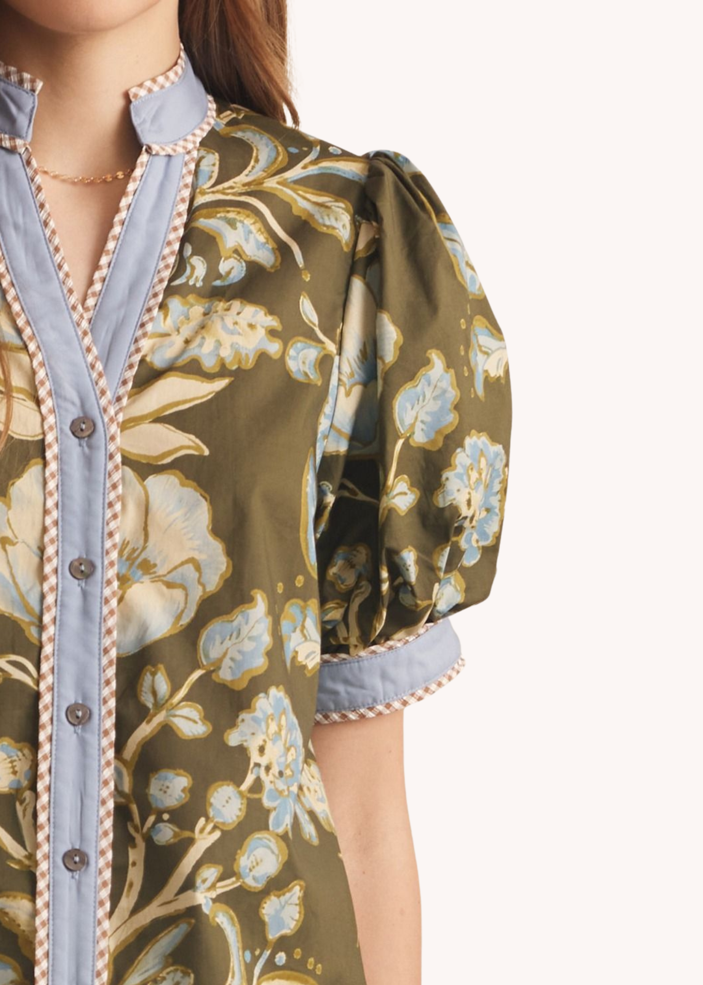 Rory Cotton Top in Olive