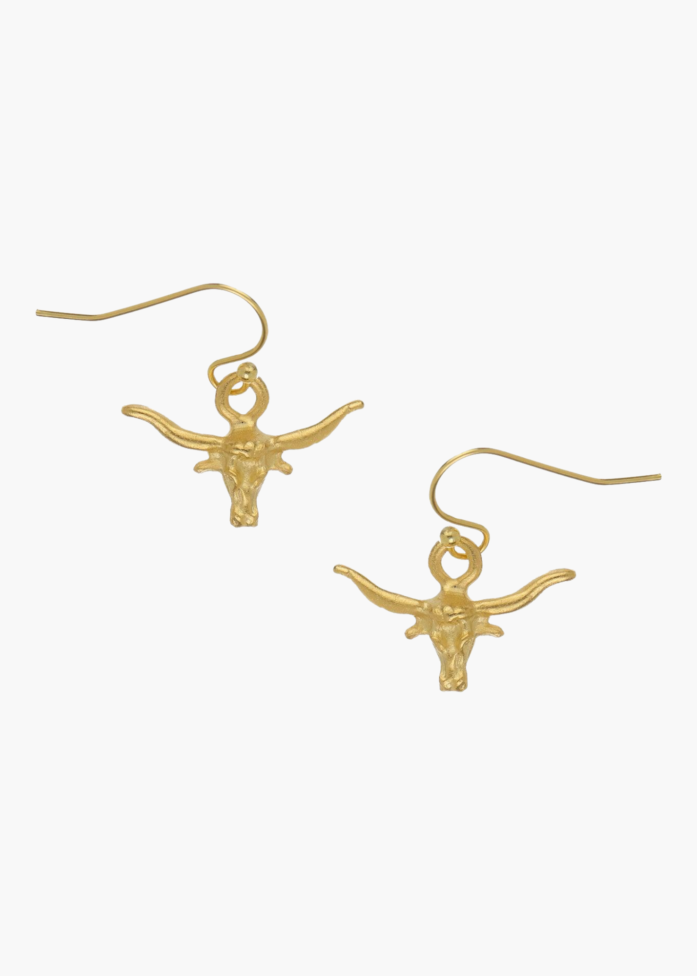Mini Longhorn Drop Earrings