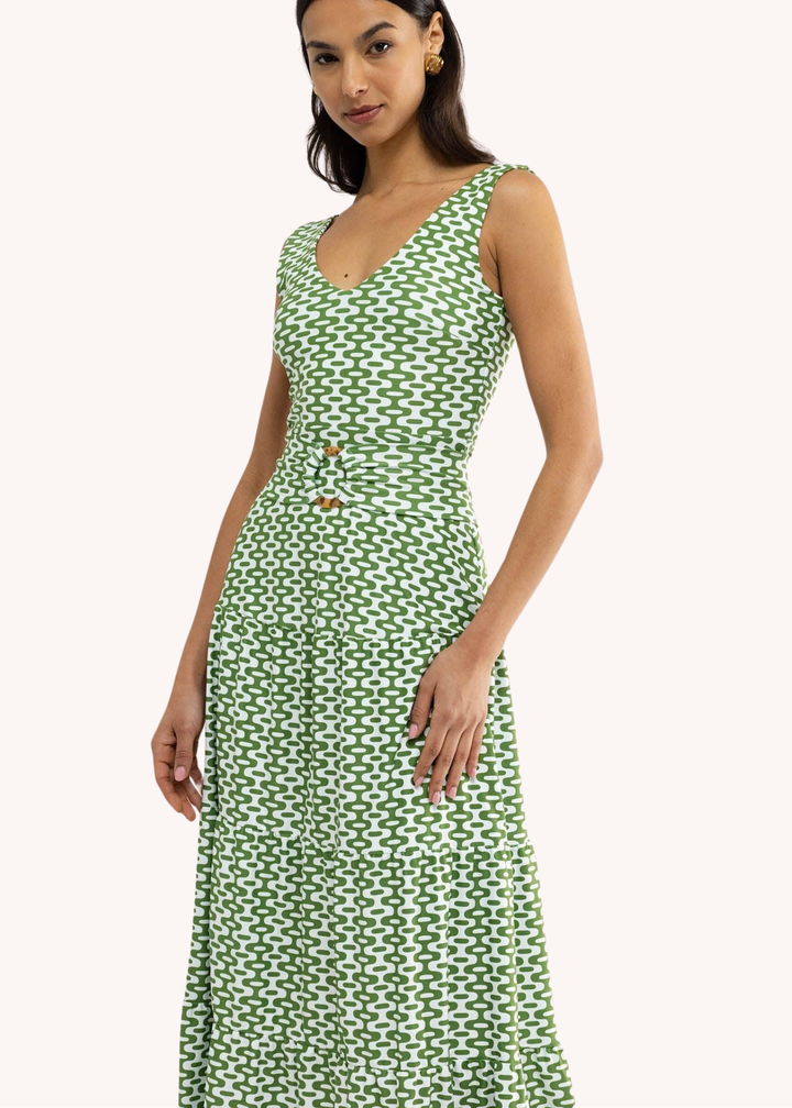 Ginger Dress in Dirty Martini