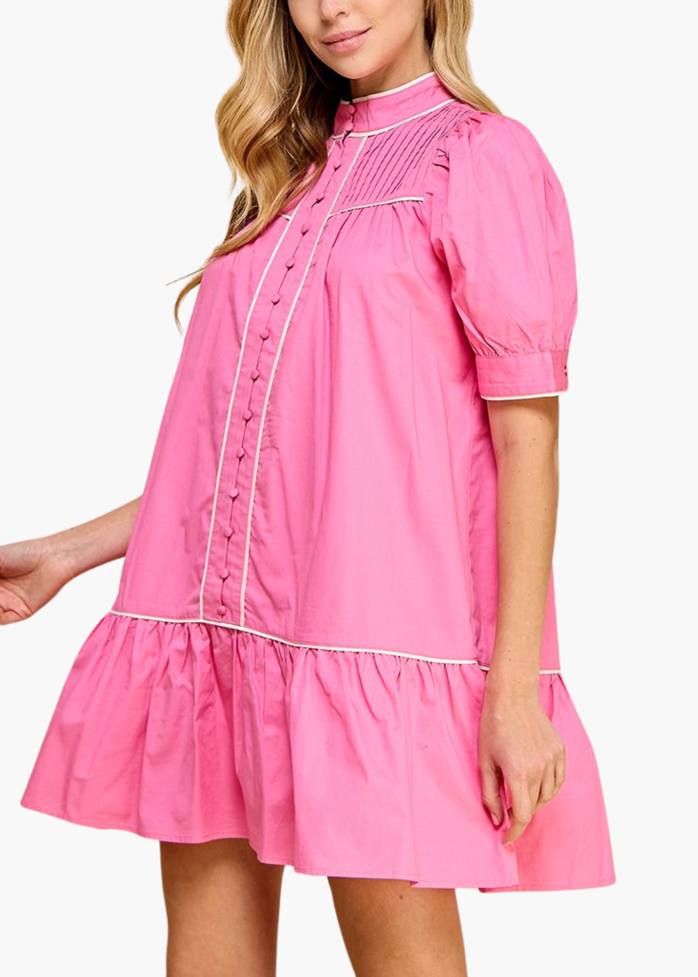 Tillie Mini Dress in Pink