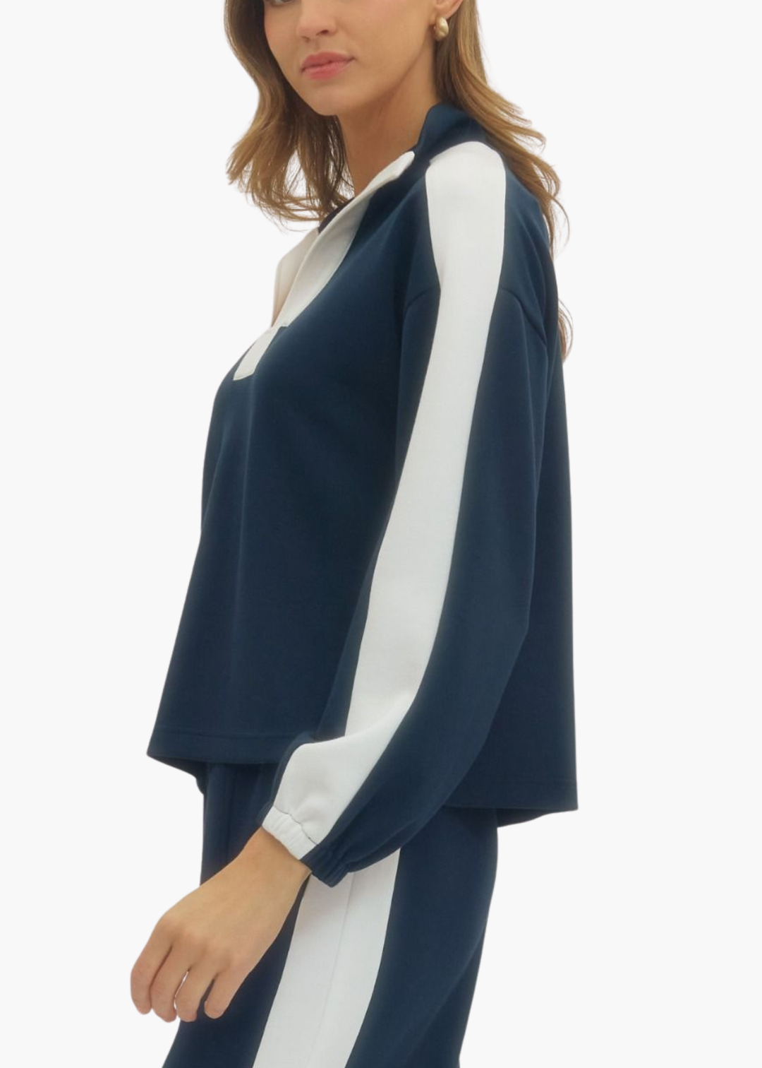 Maura Pullover in Navy