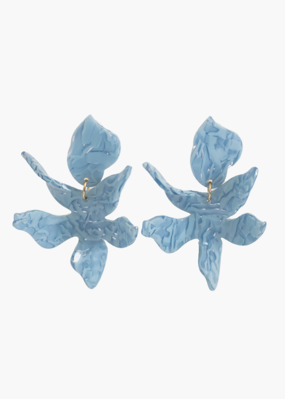 Flora Earrings in Dove Blue