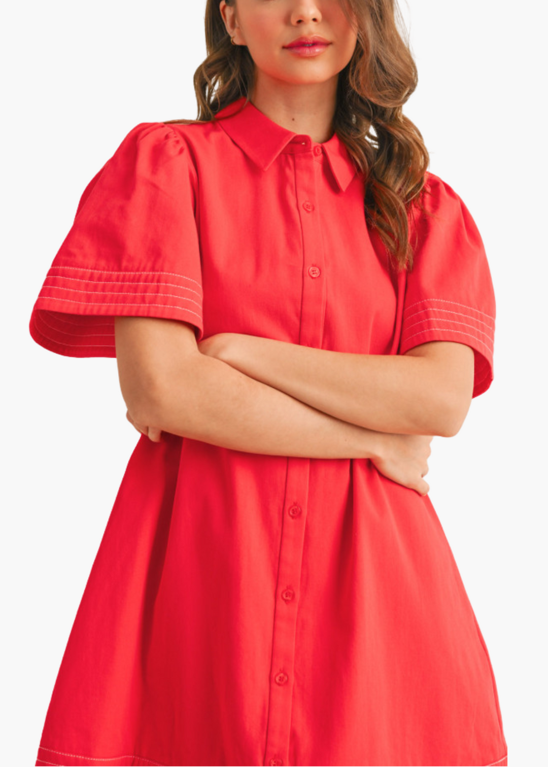 Lawson Mini Dress in Tomato