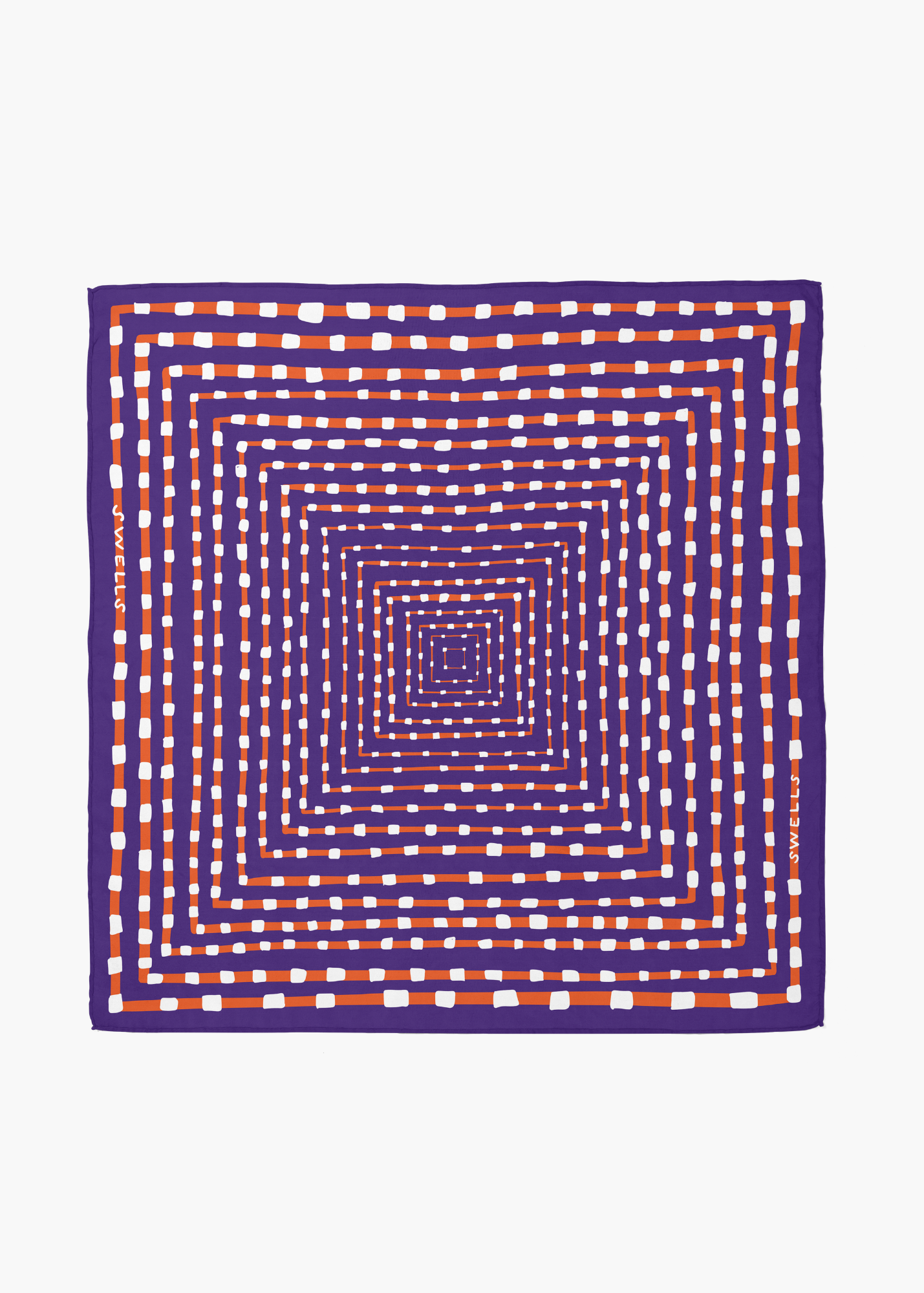 Purple + Orange Scarf