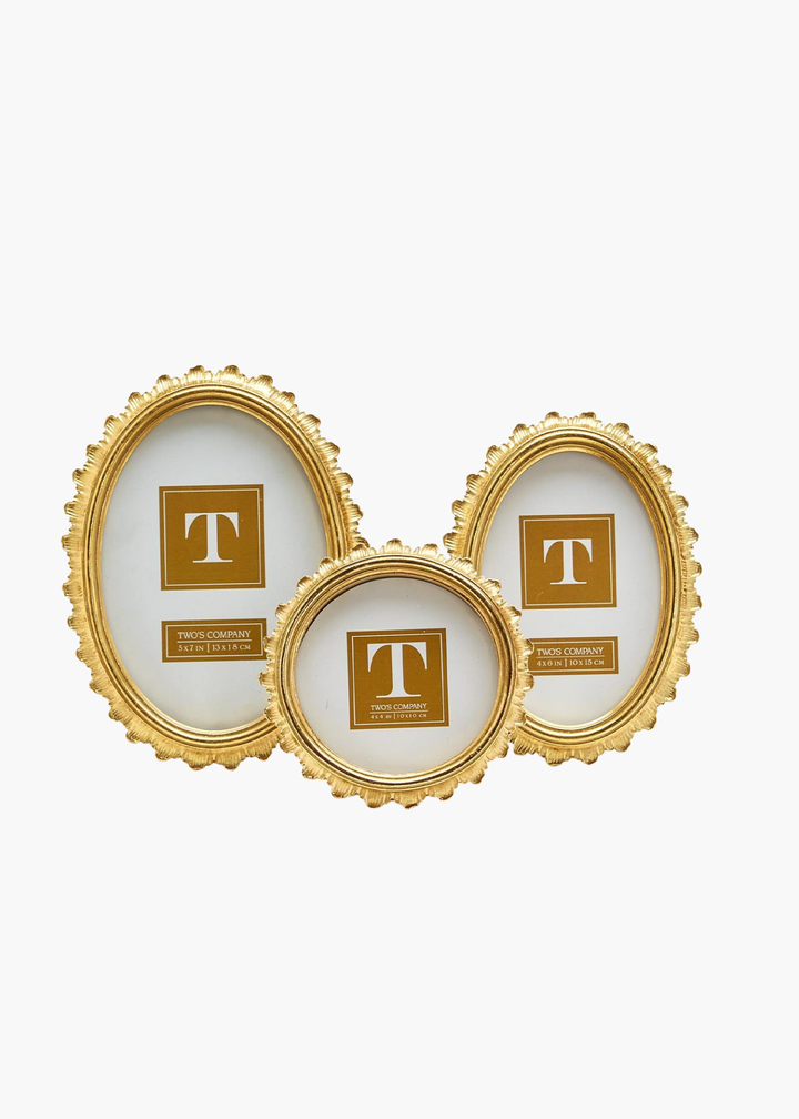 Falcate Frame in Gold