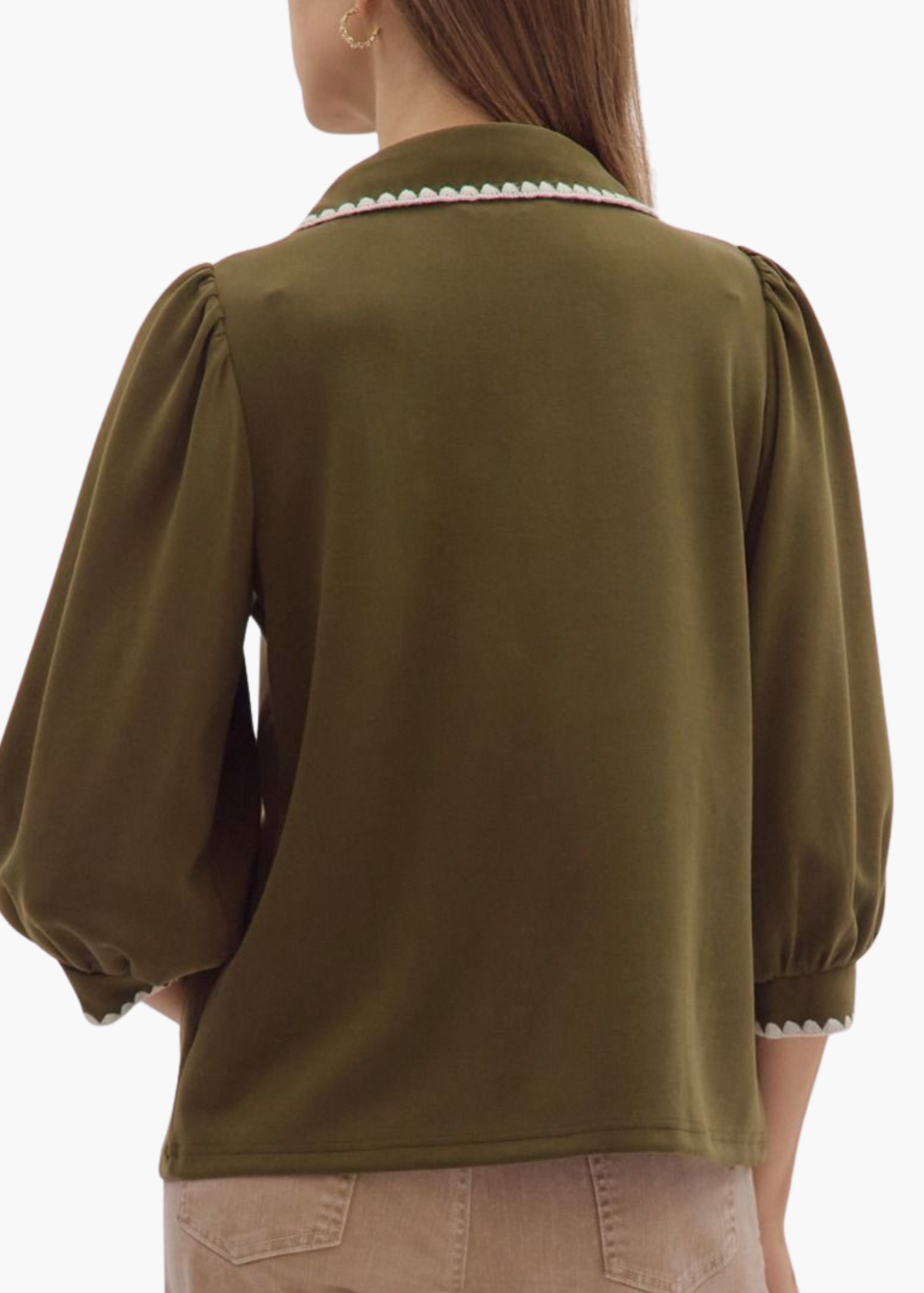 Kristy Top in Olive