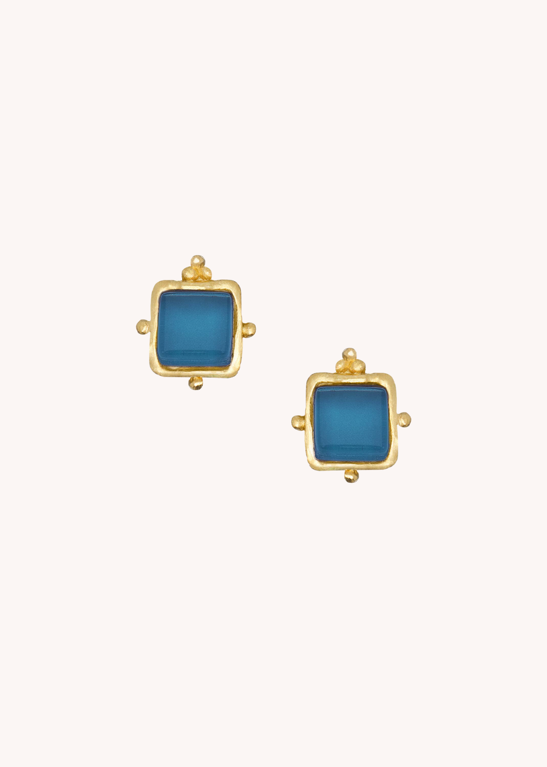 Charlotte Studs in Sapphire