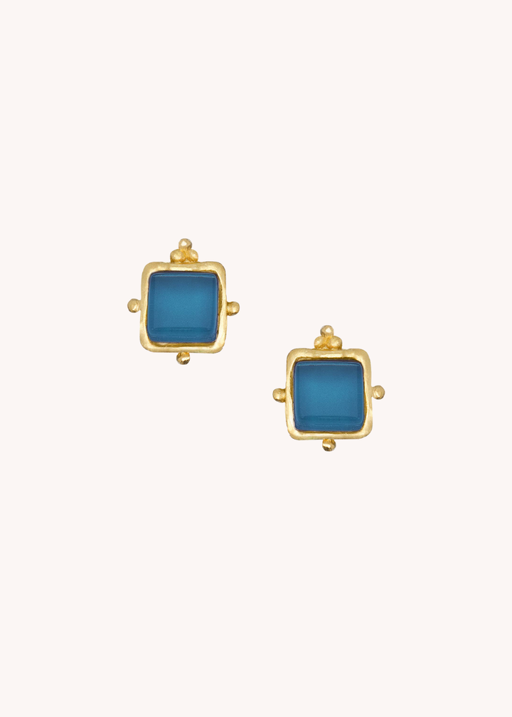 Charlotte Studs in Sapphire