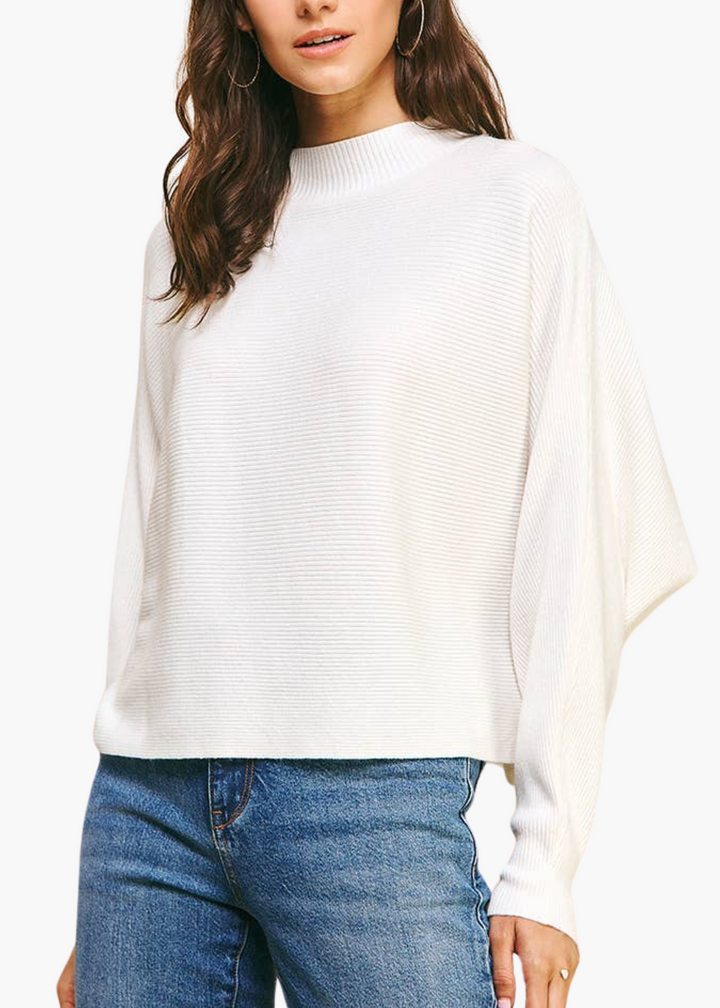 Dolman Sleeve Sweater in Ivory