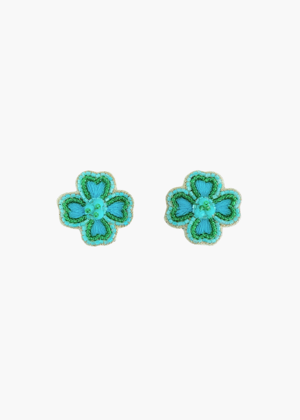 Camilla Studs | Green/Turquoise