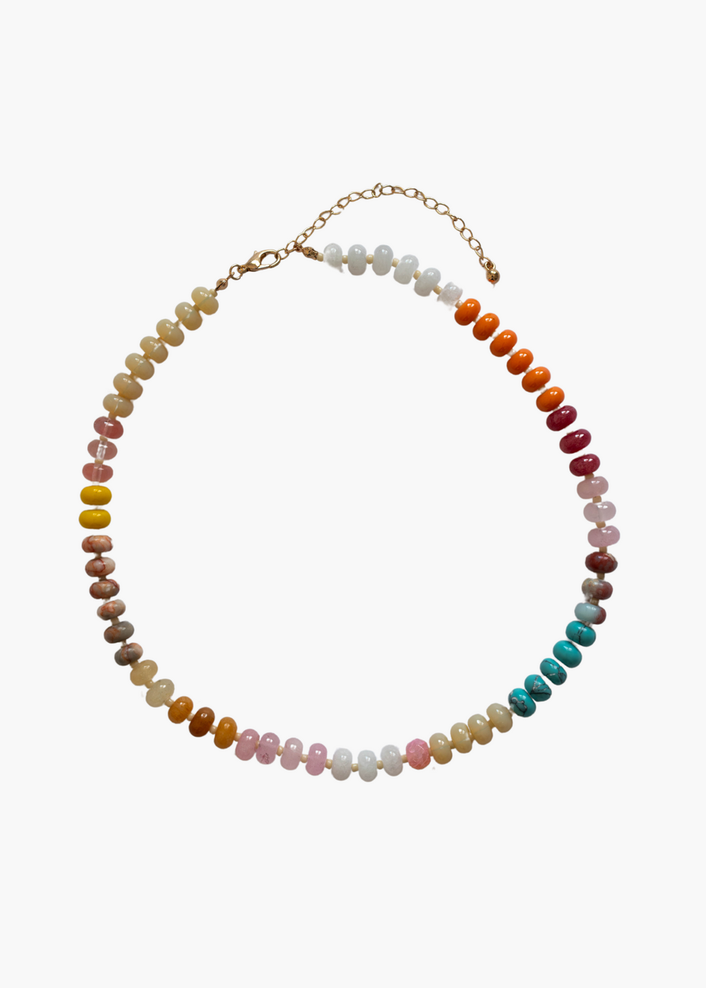 Beaded Gemstone Necklace | Summer in Paris