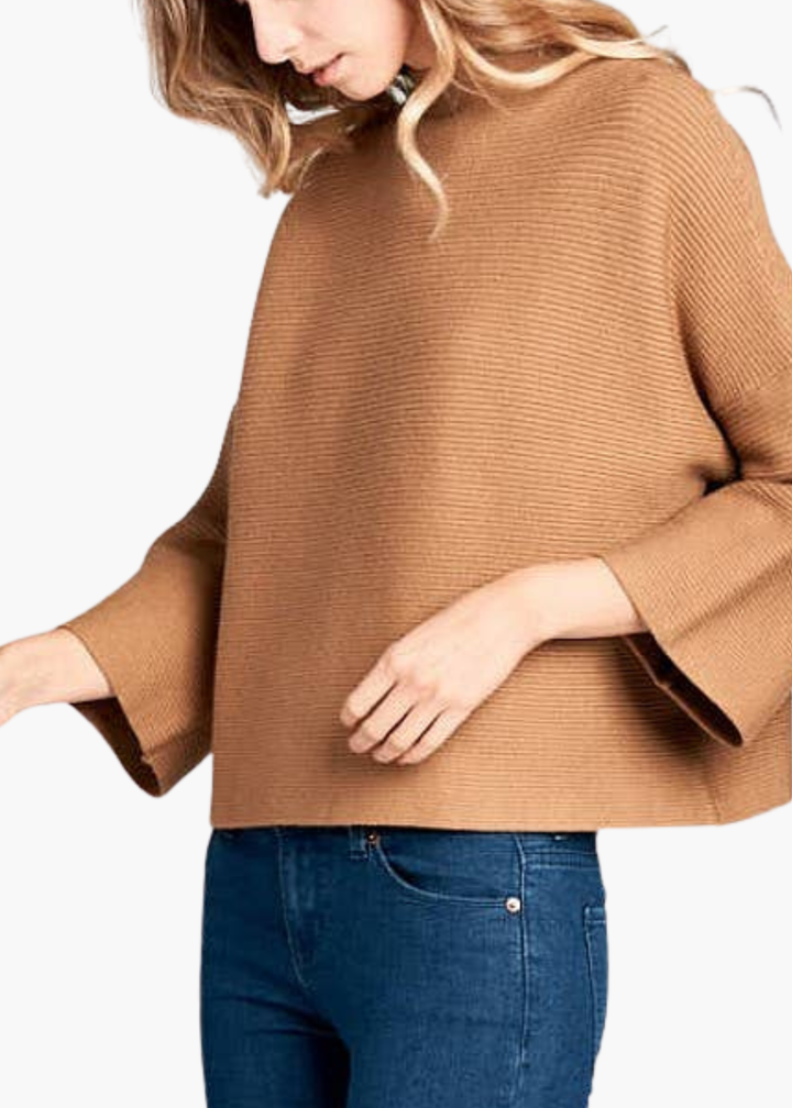 Sadie Pullover in Camel