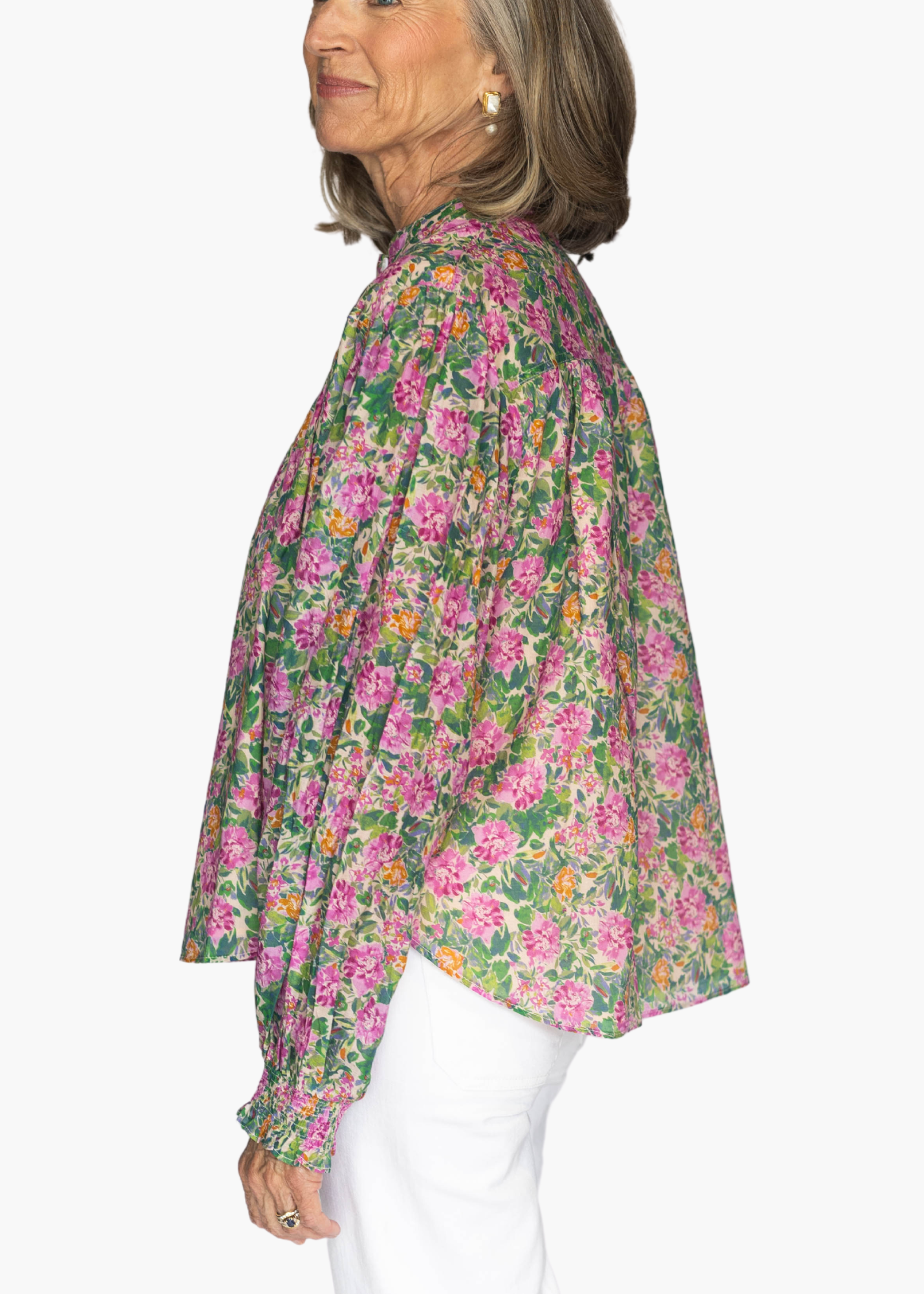 Dawn Smocked Sleeve Blouse