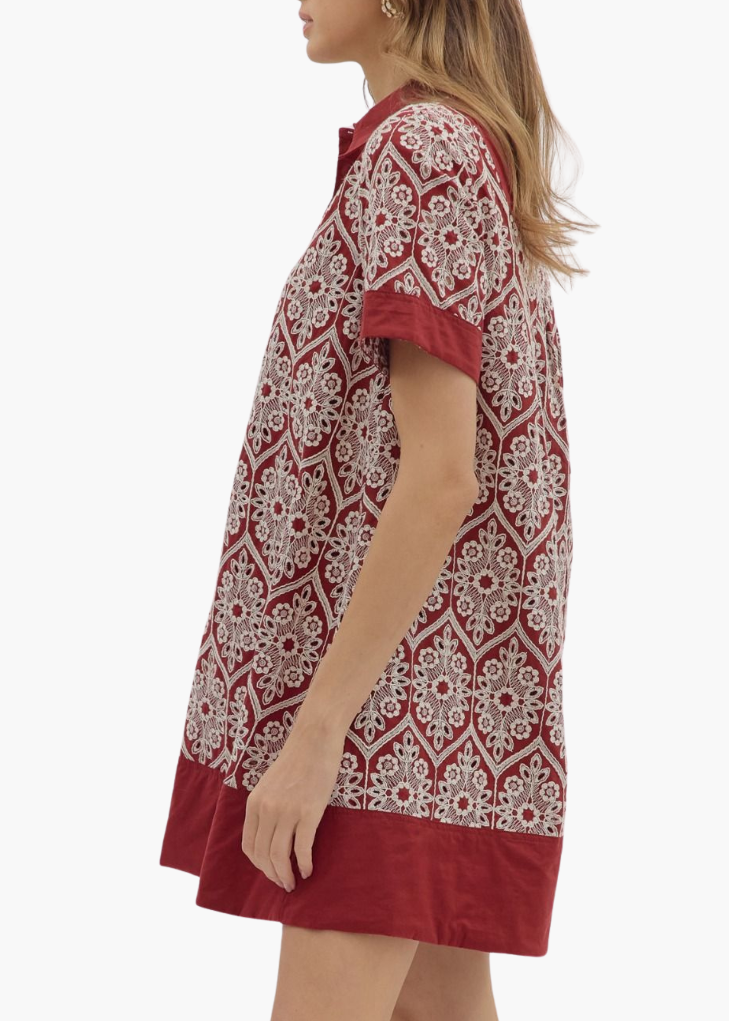 Beckett Dress in Burgundy