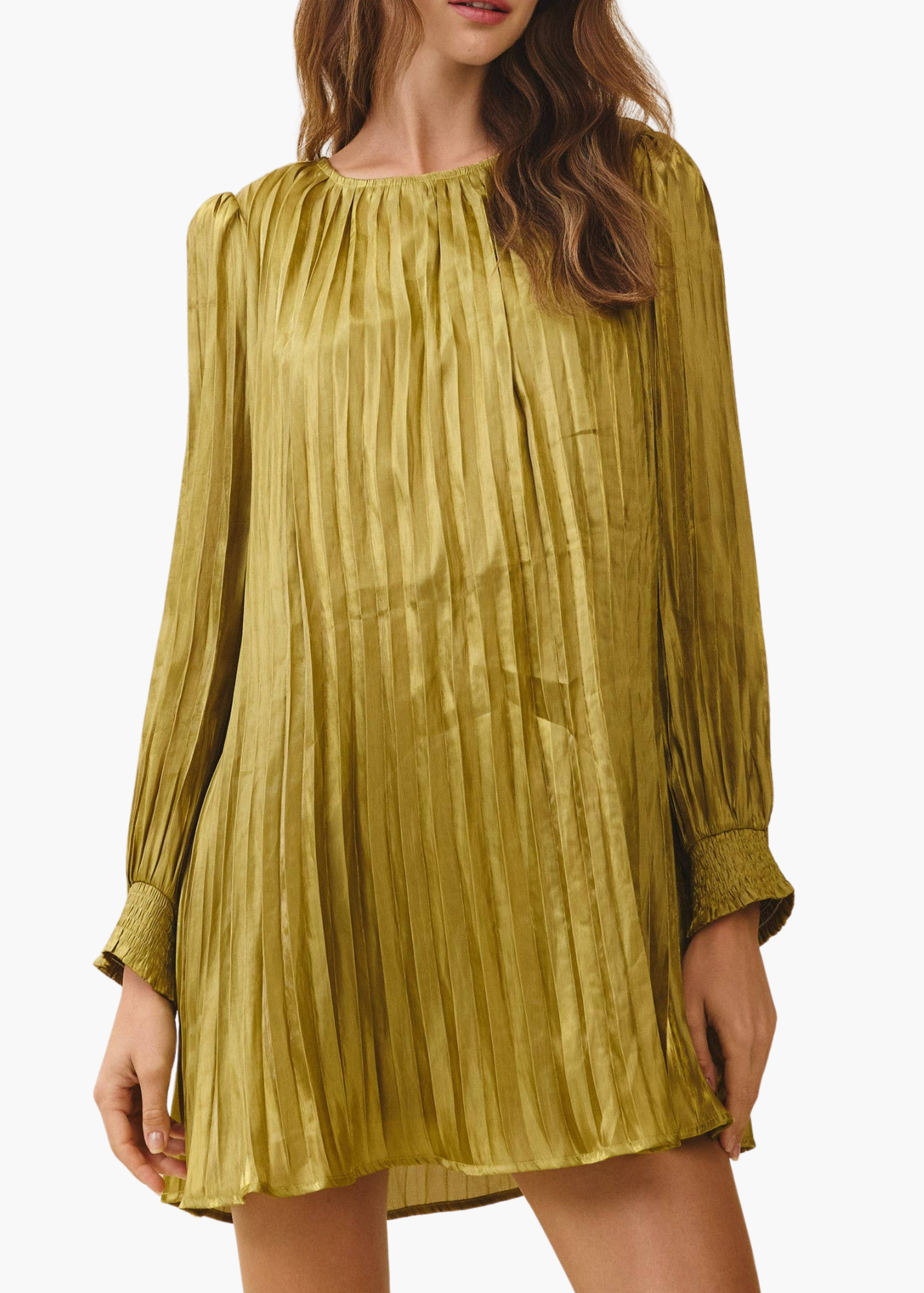 Ophelia Dress in Olive