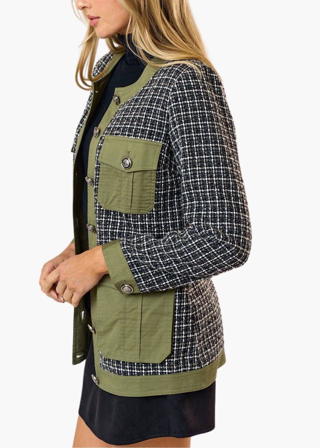 Tweed Crosshatch Jacket