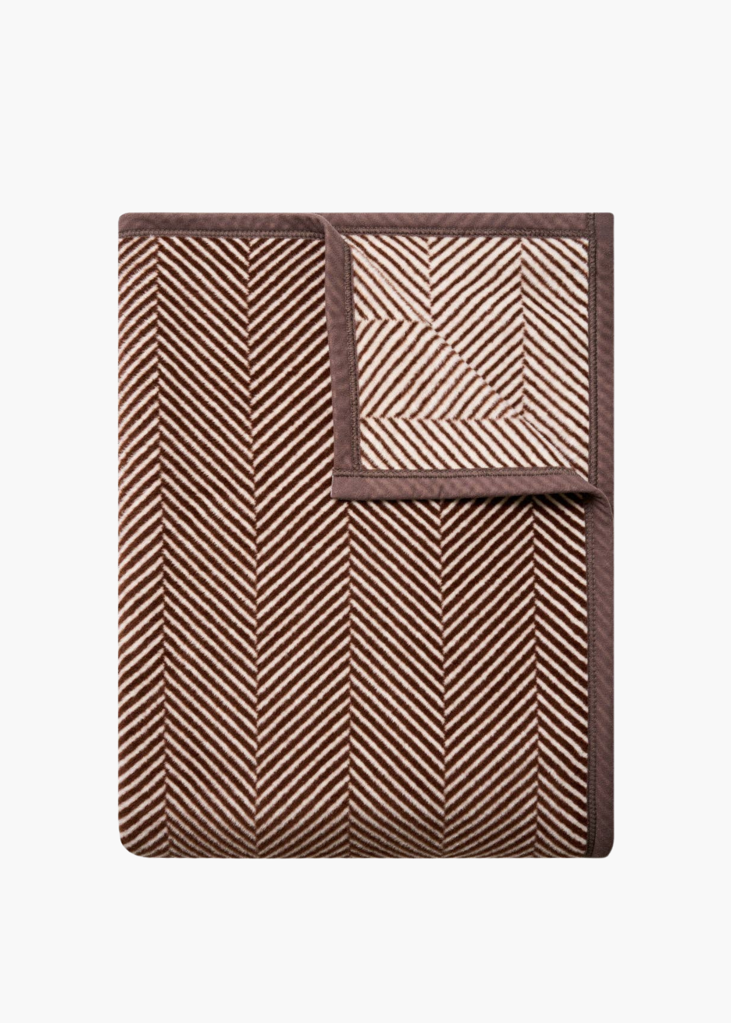 Chappy Wrap Blanket in Harborview Herringbone Chocolate
