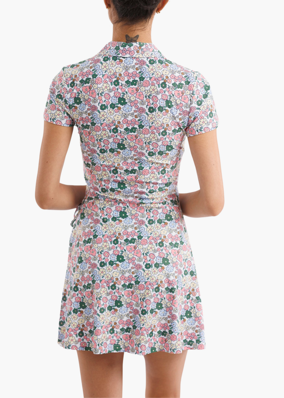 The Ivy Dress in Forest Poppies