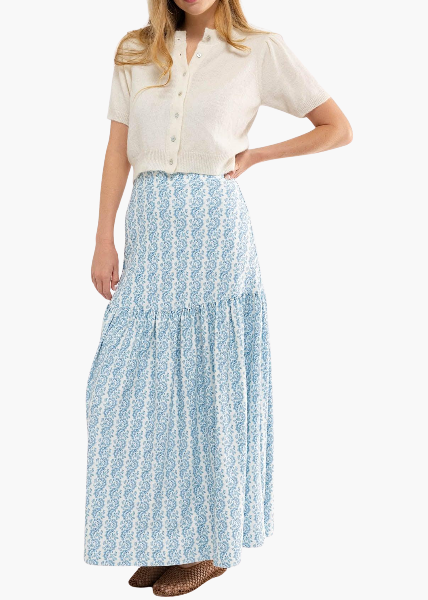 Faye Skirt in Marigold Twist