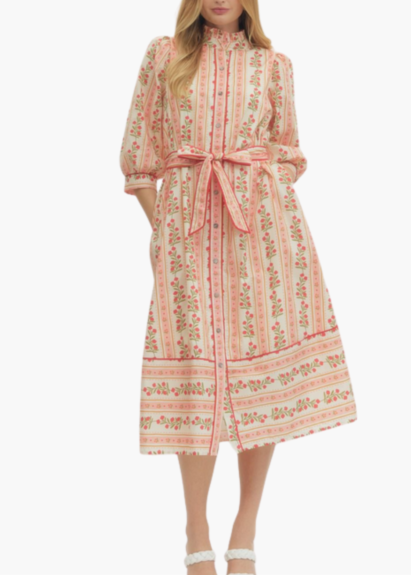 Emmeline Dress in Red