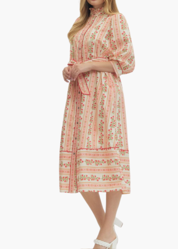 Emmeline Dress in Red