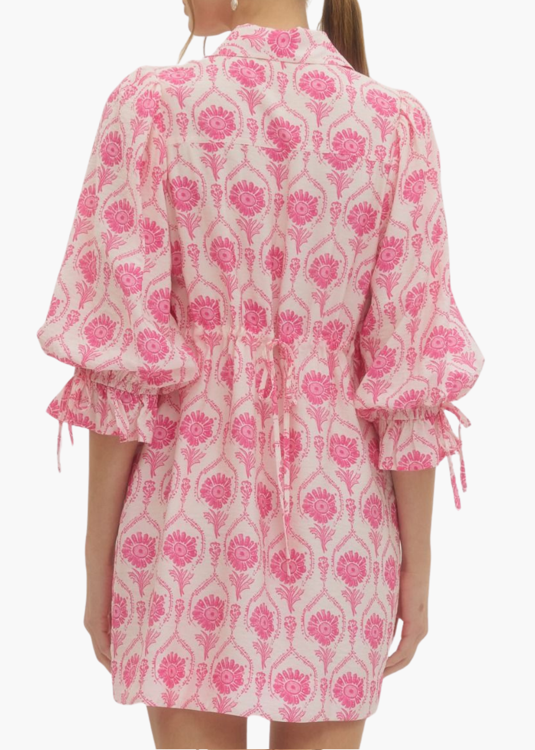 Hayley Mini Dress in Pink