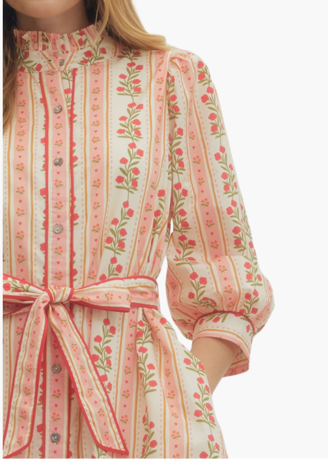 Emmeline Dress in Red