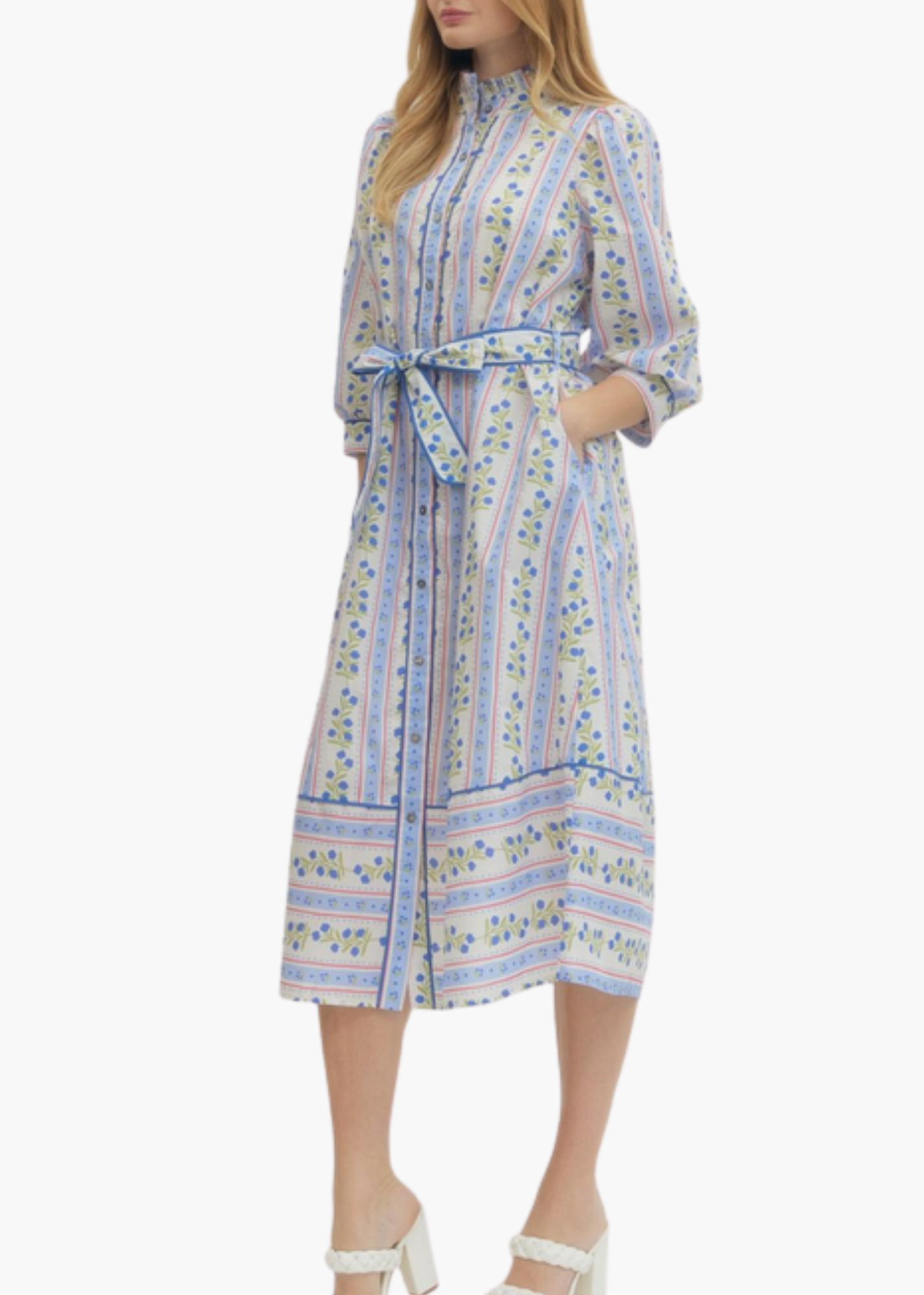 Emmeline Dress in Blue