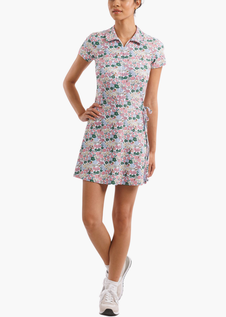 The Ivy Dress in Forest Poppies
