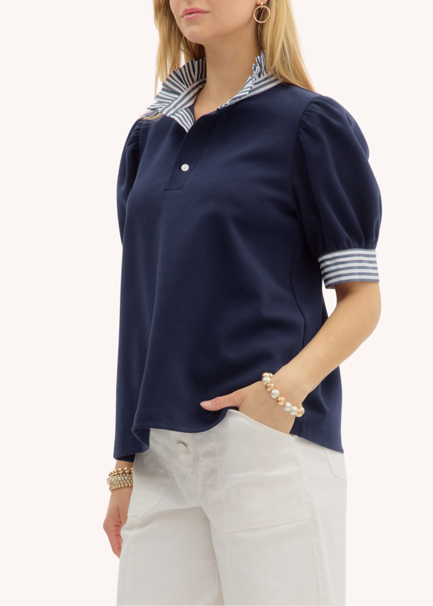 Lois Top in Navy