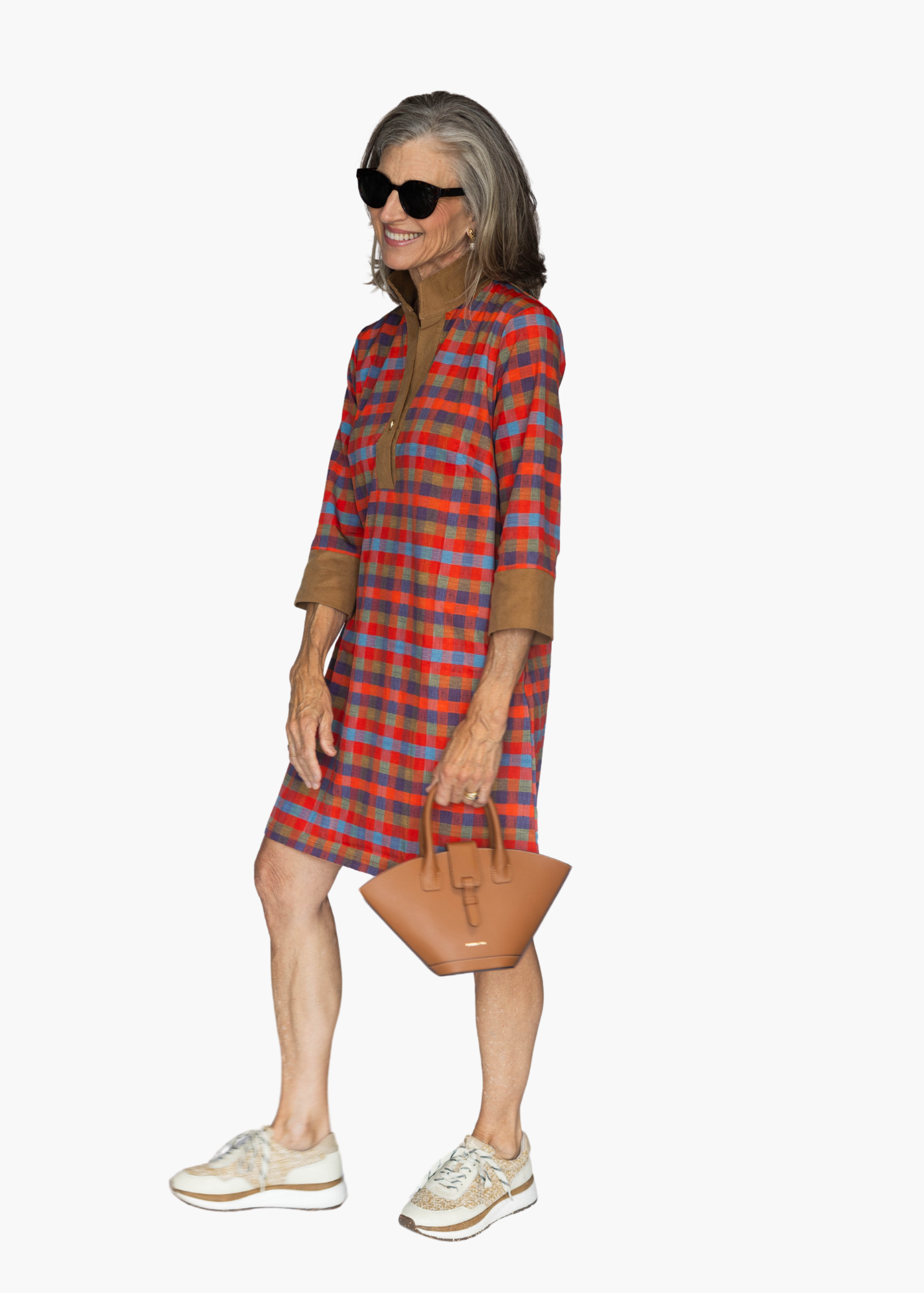 Sophia Tunic Dress in Camper's Check