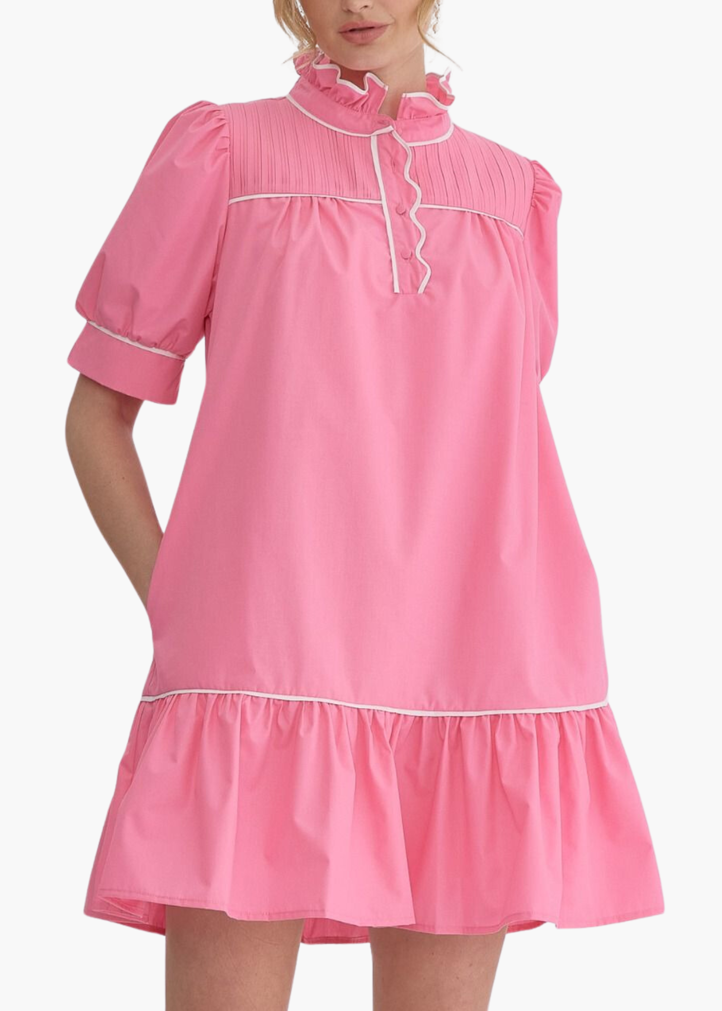 Millie Mini Dress in Pink