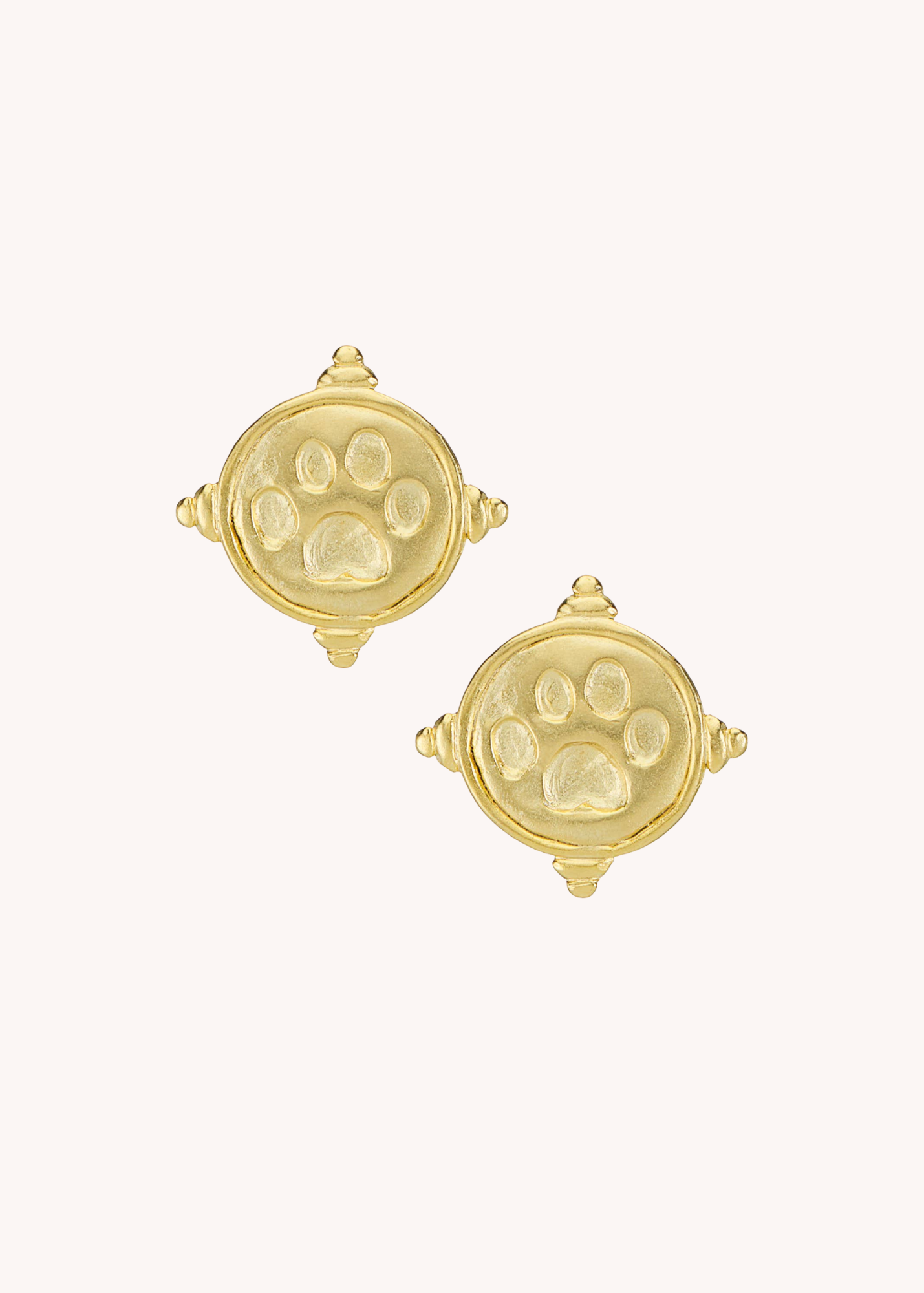 Paw Print Studs