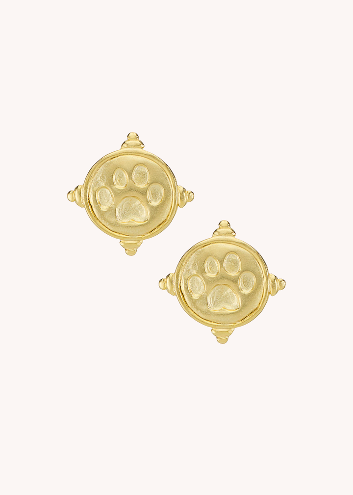 Paw Print Studs