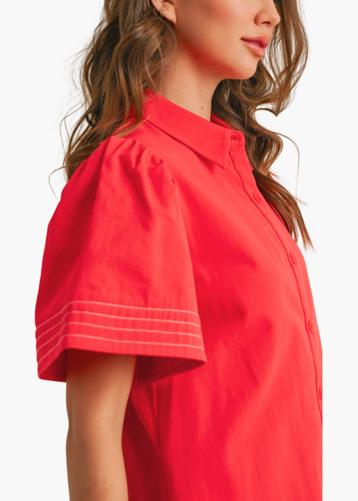Lawson Mini Dress in Tomato