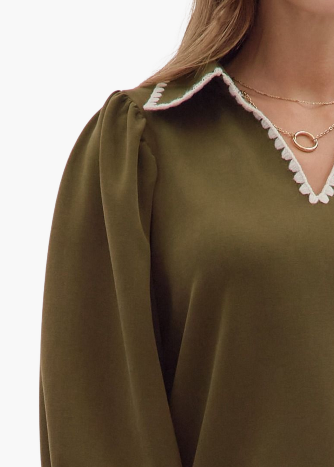 Kristy Top in Olive