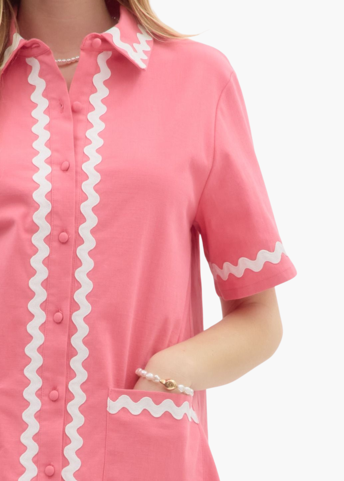 Maxine Mini Dress in Pink