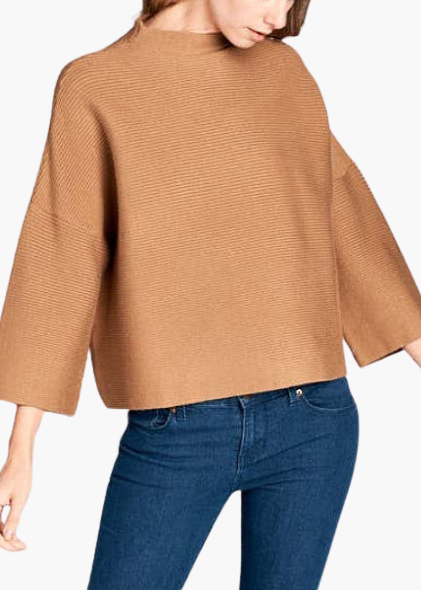 Sadie Pullover in Camel