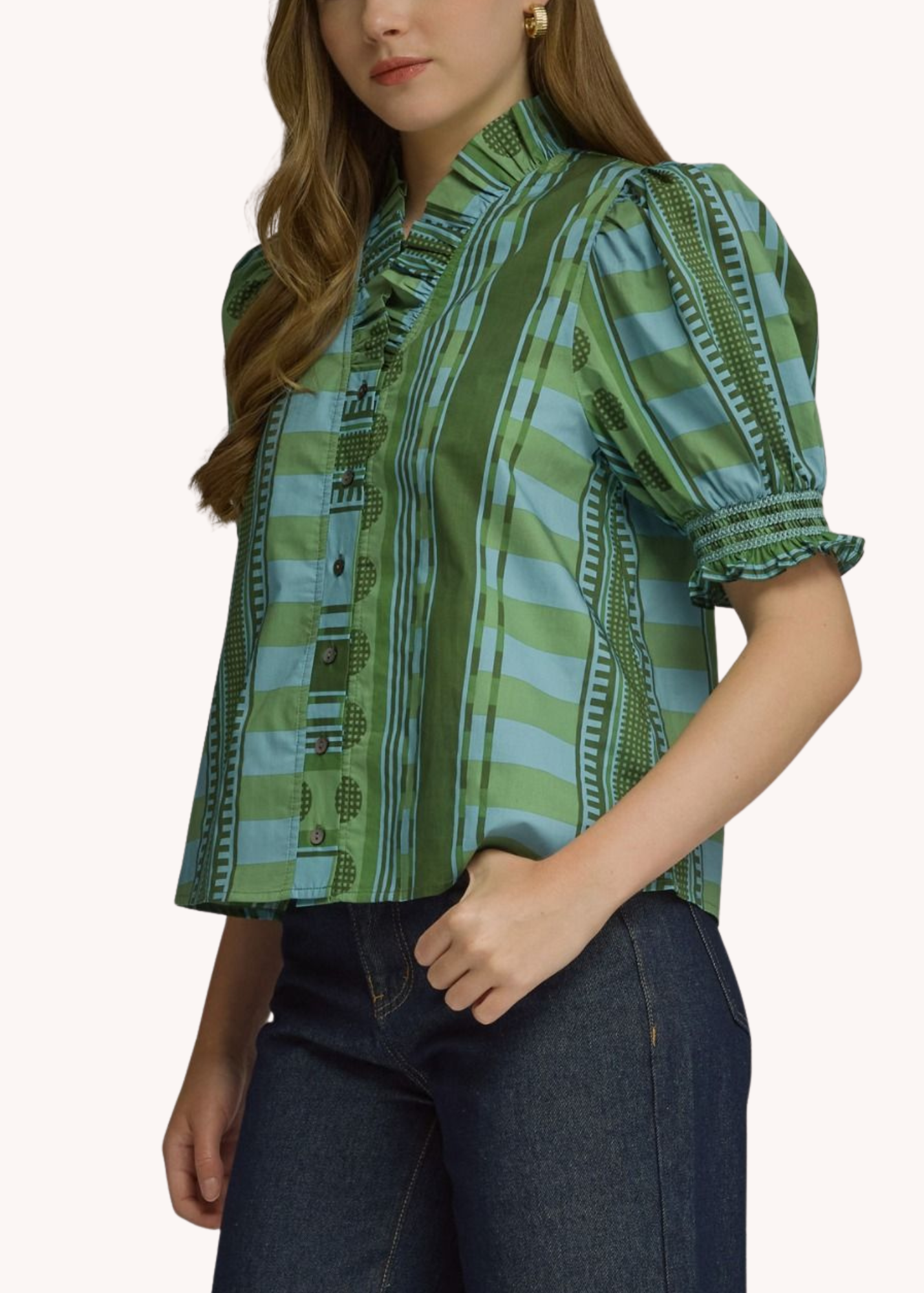 Wilson Top in Olive