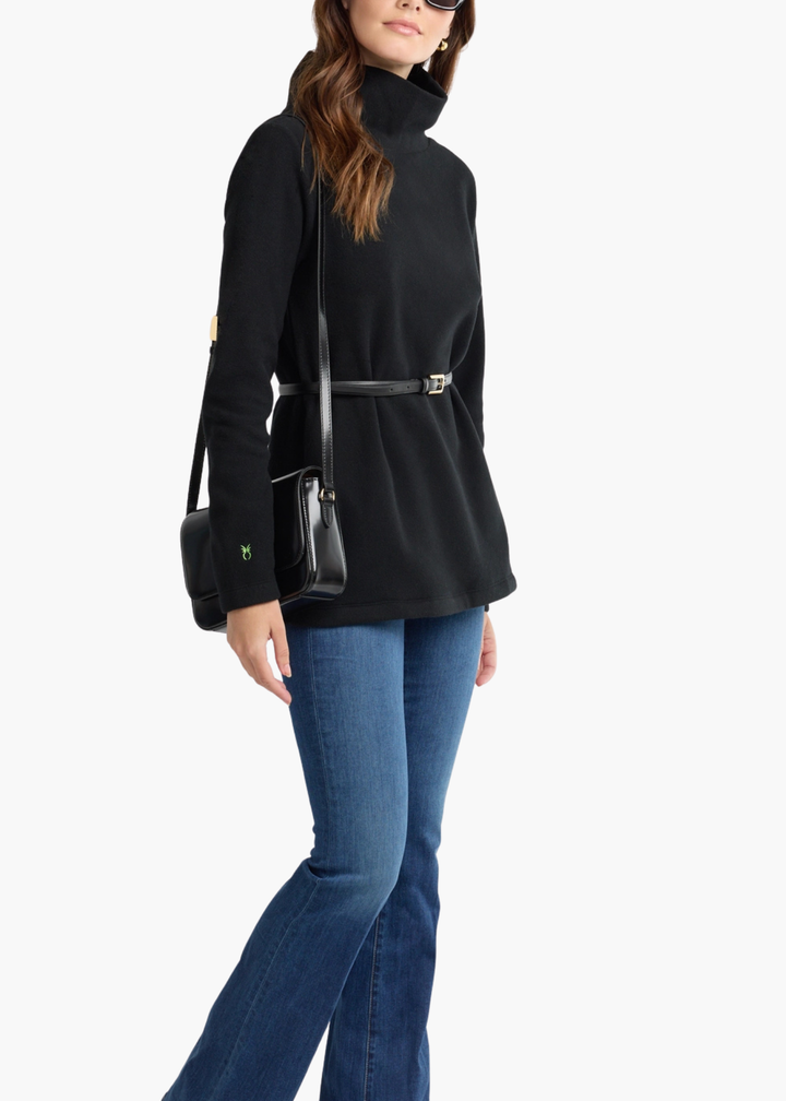 Cobble Hill Turtleneck in Black