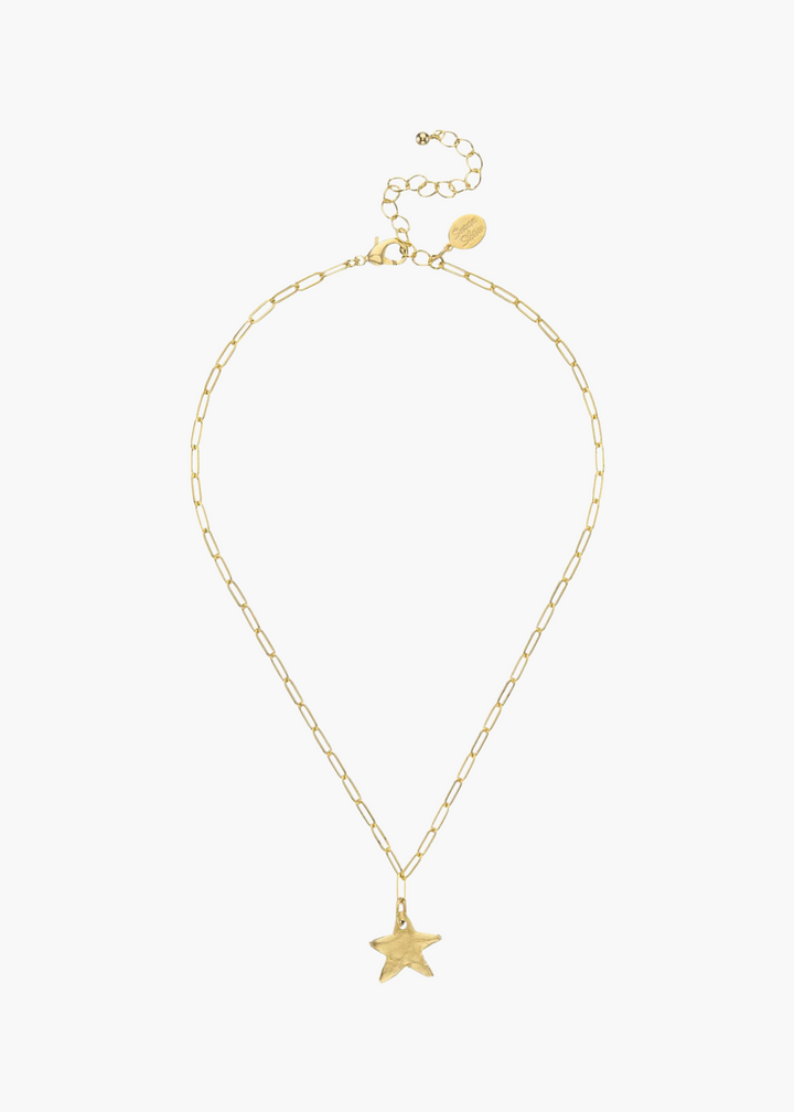 Petite Star Paperclip Necklace