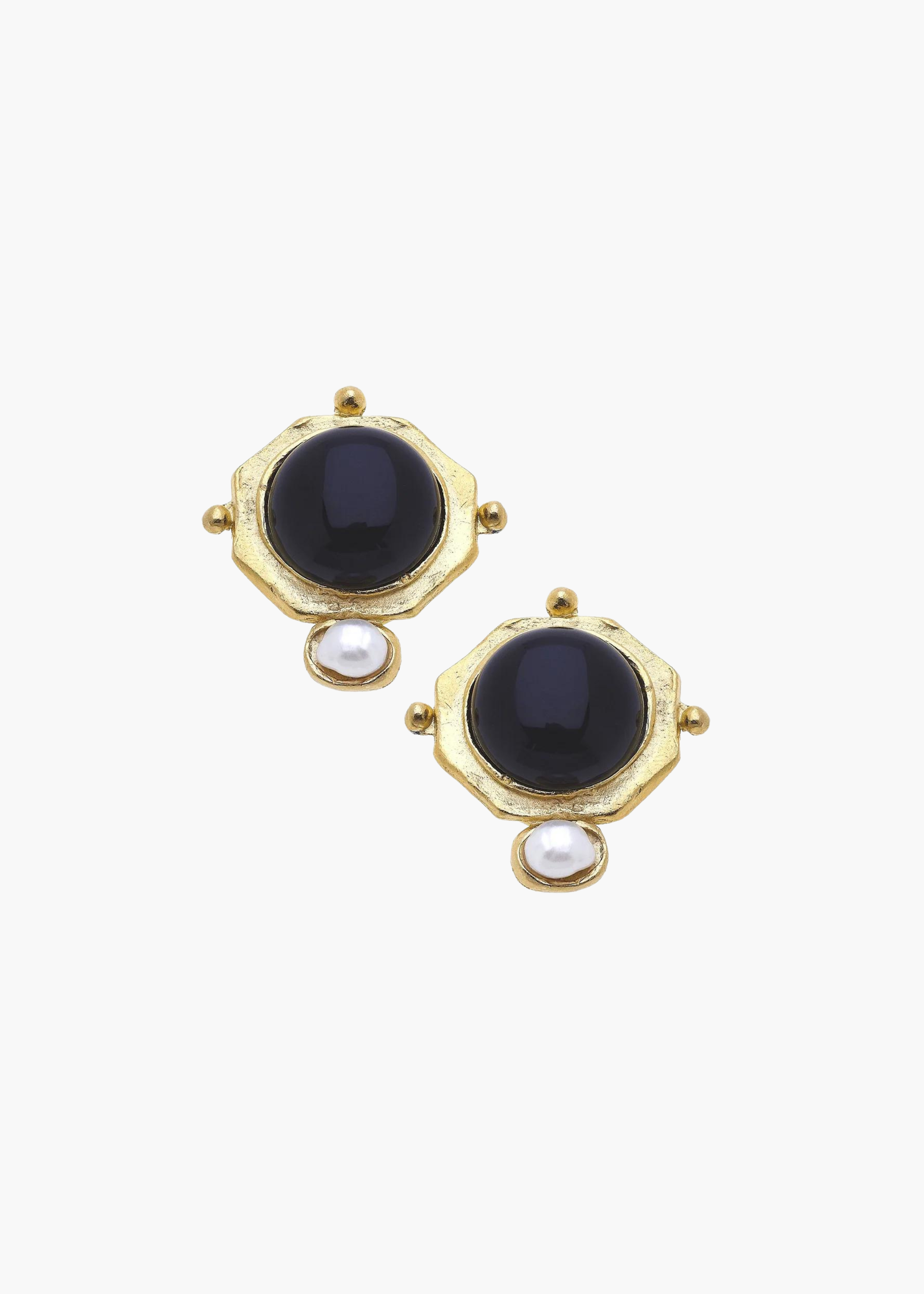 Becca Studs in Black