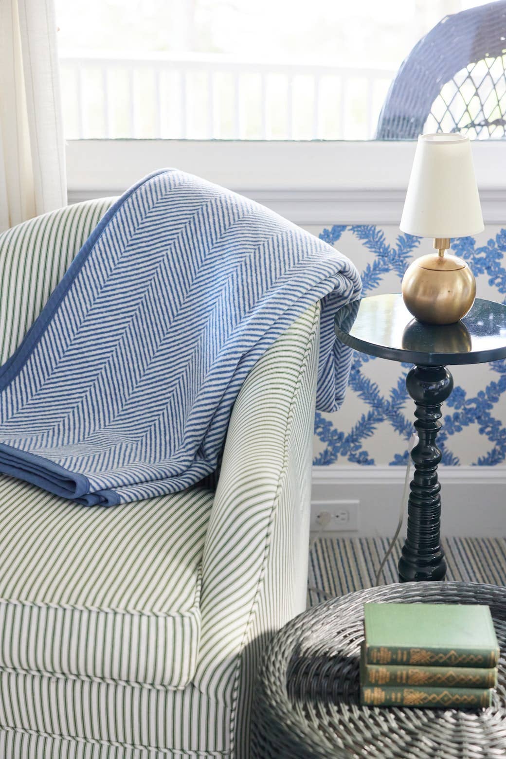 Chappy Wrap Blanket in Harborview Herringbone